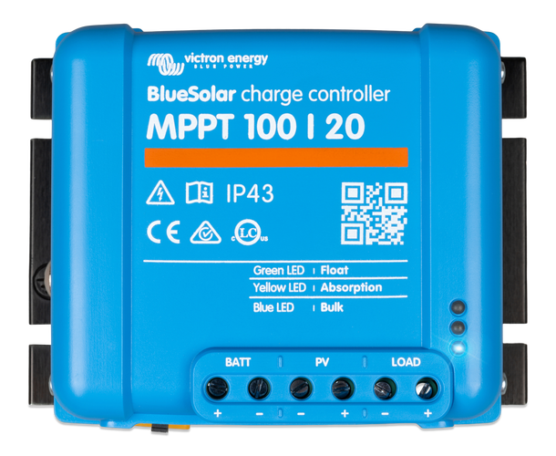 Victron Energy - BlueSolar MPPT 100/20 48V Solcellsregulator, utan BT