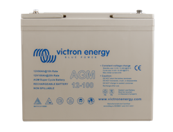 Victron Energy – AGM Super Cycle Batterie 12 V/100 Ah CCA (SAE) 500, M6-Gewinde