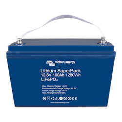  Victron Energy - Lithium SuperPack 12,8V/100Ah (M8) højstrøm