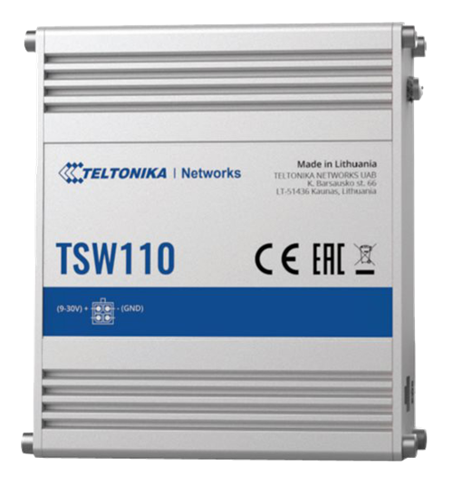 Teltonika - TSW110000000 Nätverkswitch 5x 10-100-1000