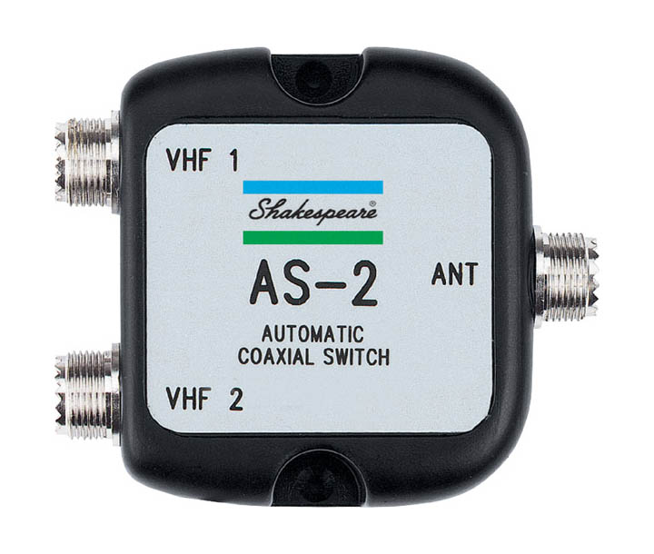 Shakespeare - Antenne switch to VHF med en antenne