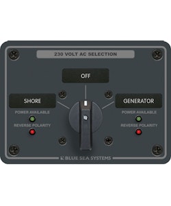 Blue Sea Systems - AC ingångspanel 1-0-2  32 A