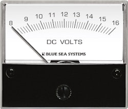 Blue Sea Systems - Analoginen volttimittari DC 8-16 A
