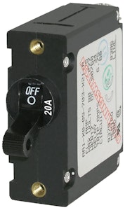Blue Sea Systems - Automatic fuse DC/AC 20A 1-p black