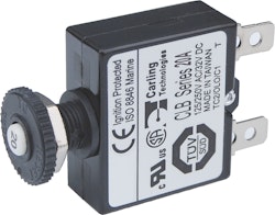 Blue Sea Systems - Automatsäkring med tryckfunktion, 20A (Bulk)