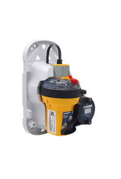 Ocean Signal - SafeSea EPIRB3 Pro. Emergency transmitter via satellite, AIS, RLS, GPS, bearing signal. Including housing with automatic release. 10 year battery, SOLAS