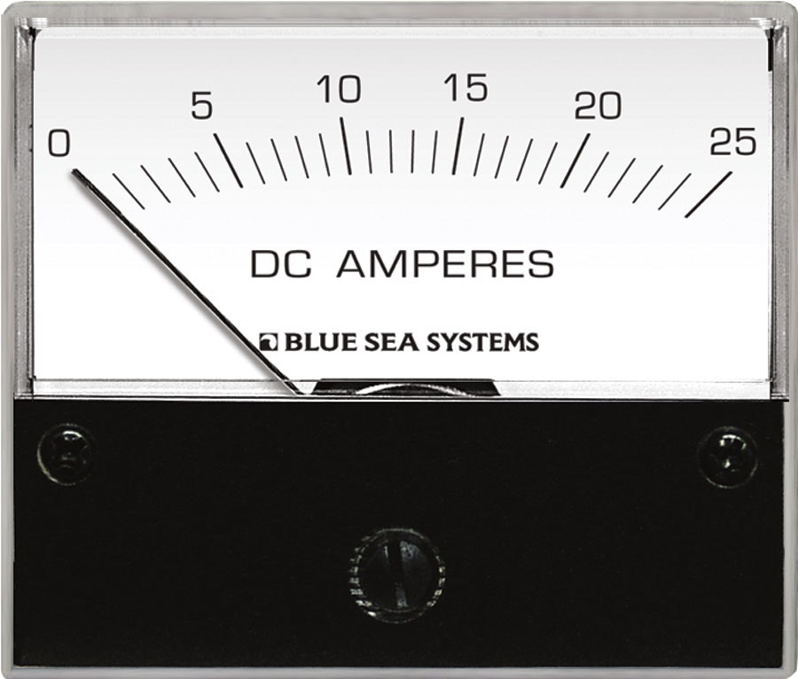 Blue Sea Systems – Amperemeter DC 0–25 A mit internem Shunt