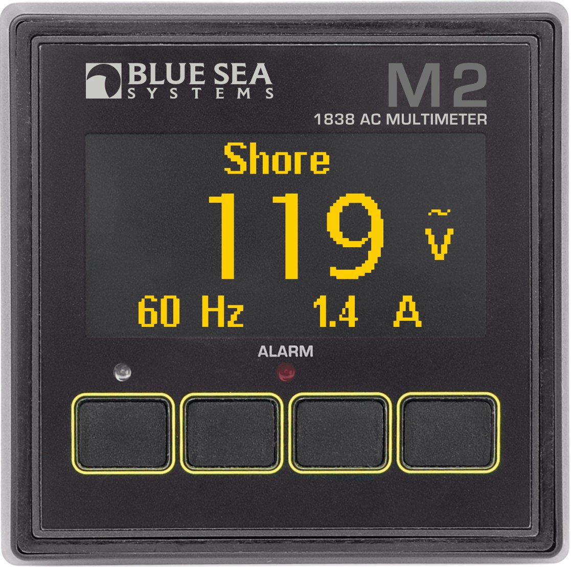 Blue Sea Systems – Monitor M2 OLED AC -yleismittari (bulkki)