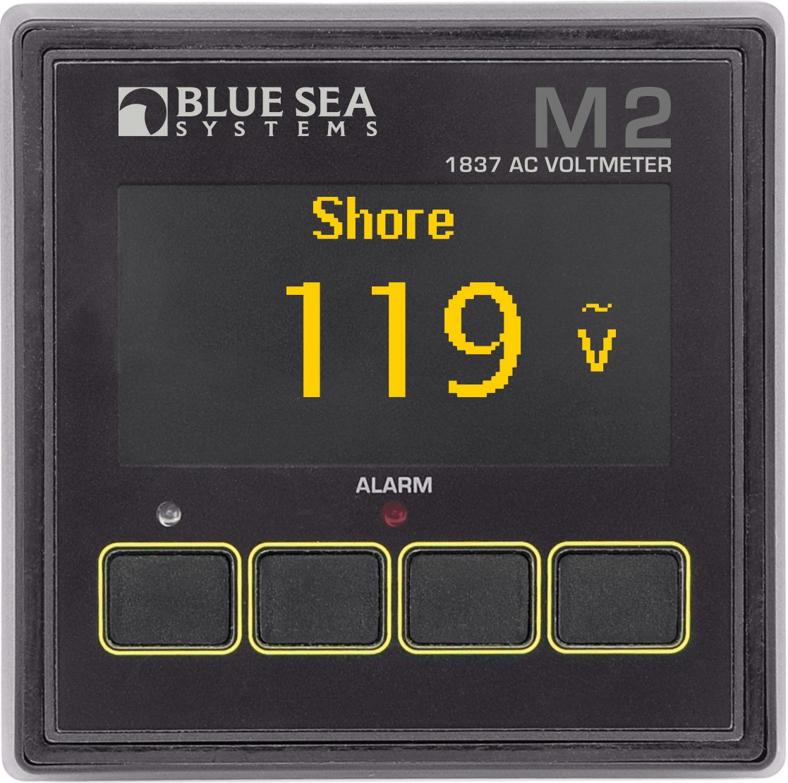 Blue Sea Systems - Monitor M2 OLED AC Voltage (Bulk)