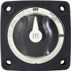 Blue Sea Systems - M-Series Mini Dual Circuit Battery Switch - Svart