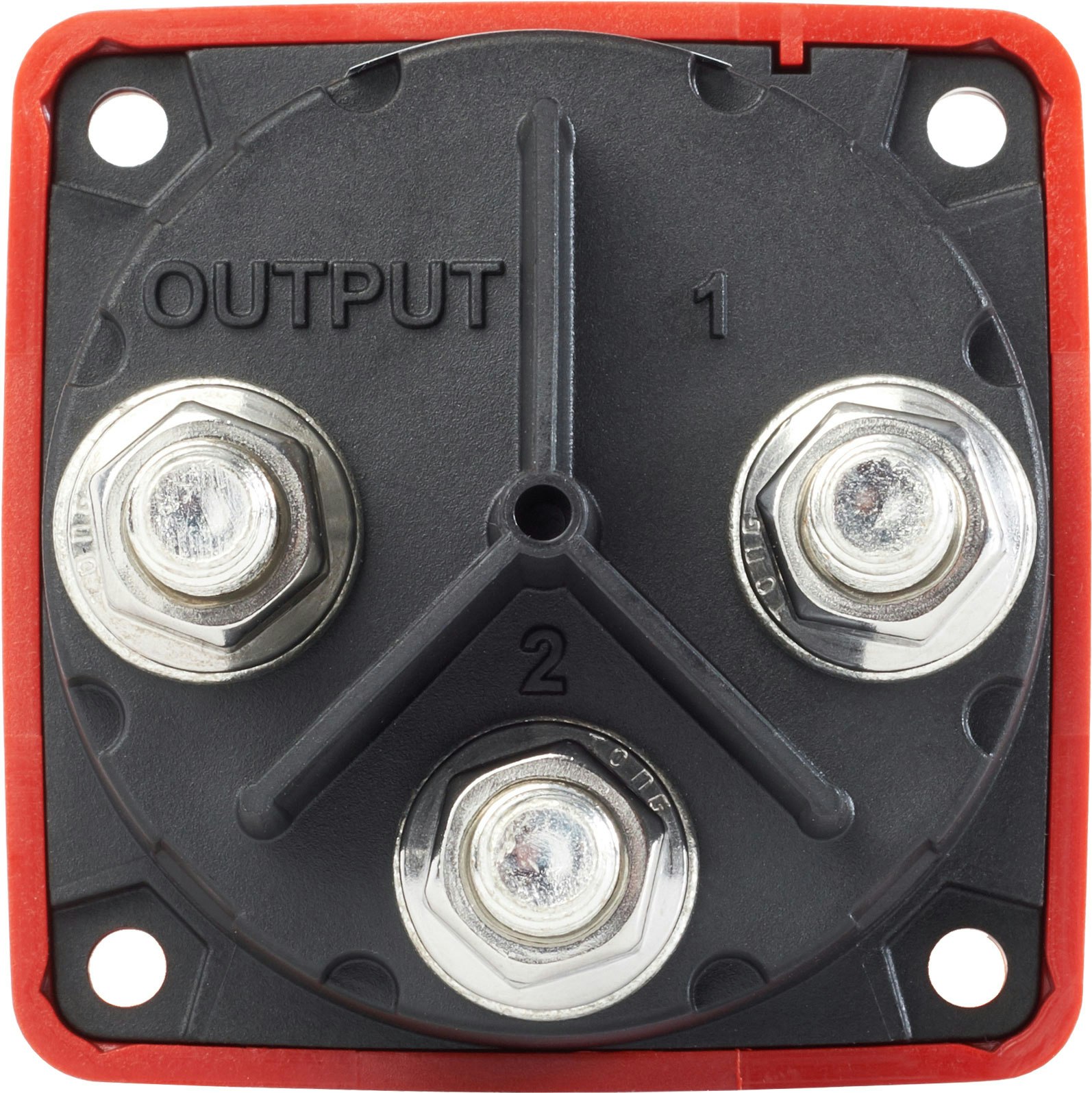 Blue Sea Systems - M Series Selector 3 Position Battery Switch - Red