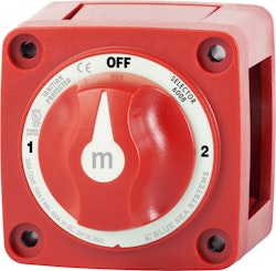 Blue Sea Systems - M Series Selector 3 Position Battery Switch - Red