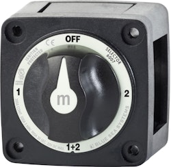 Blue Sea Systems - M-Series Mini Selector Batteriomkopplare - Svart (Bulk)