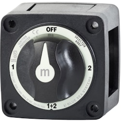 Blue Sea Systems - M-Series Mini Selector Batteriomkopplare - Svart (Bulk)