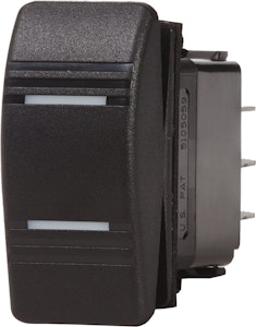 Blue Sea Systems - Contura switch ON-OFF-ON Black
