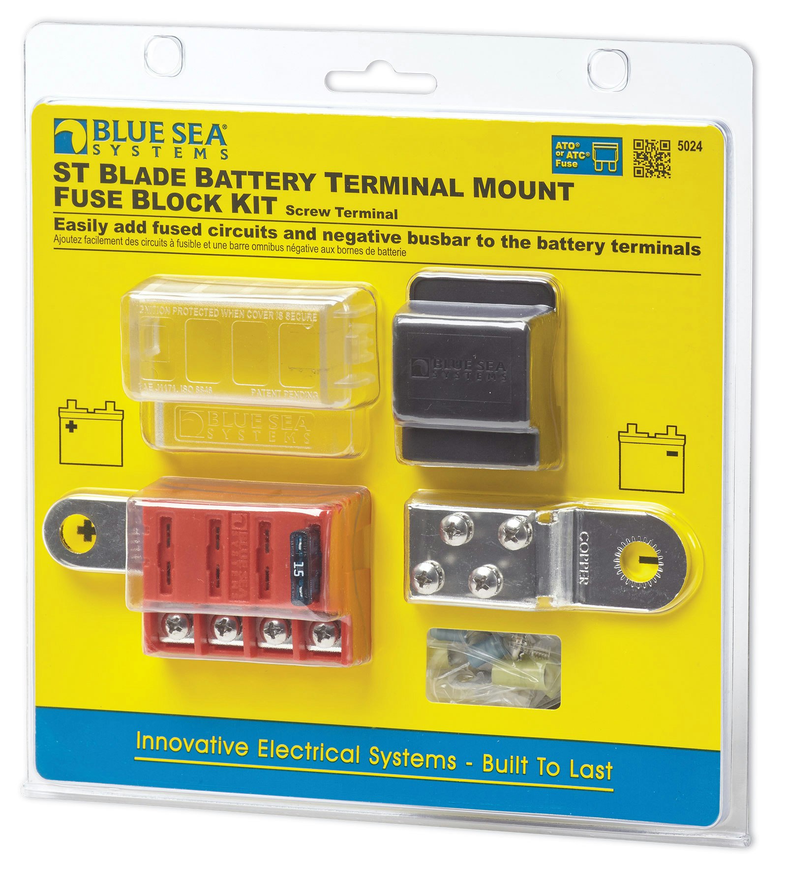 Blue Sea Systems – Sicherungshalter-Batterieklemme, komplettes Set