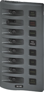 Blue Sea Systems - Fuse panel WD 8-pin gray