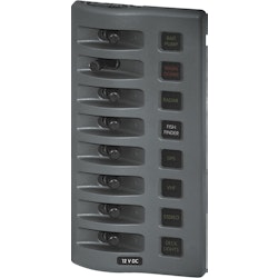 Blue Sea Systems - Fuse panel WD 8-pin gray