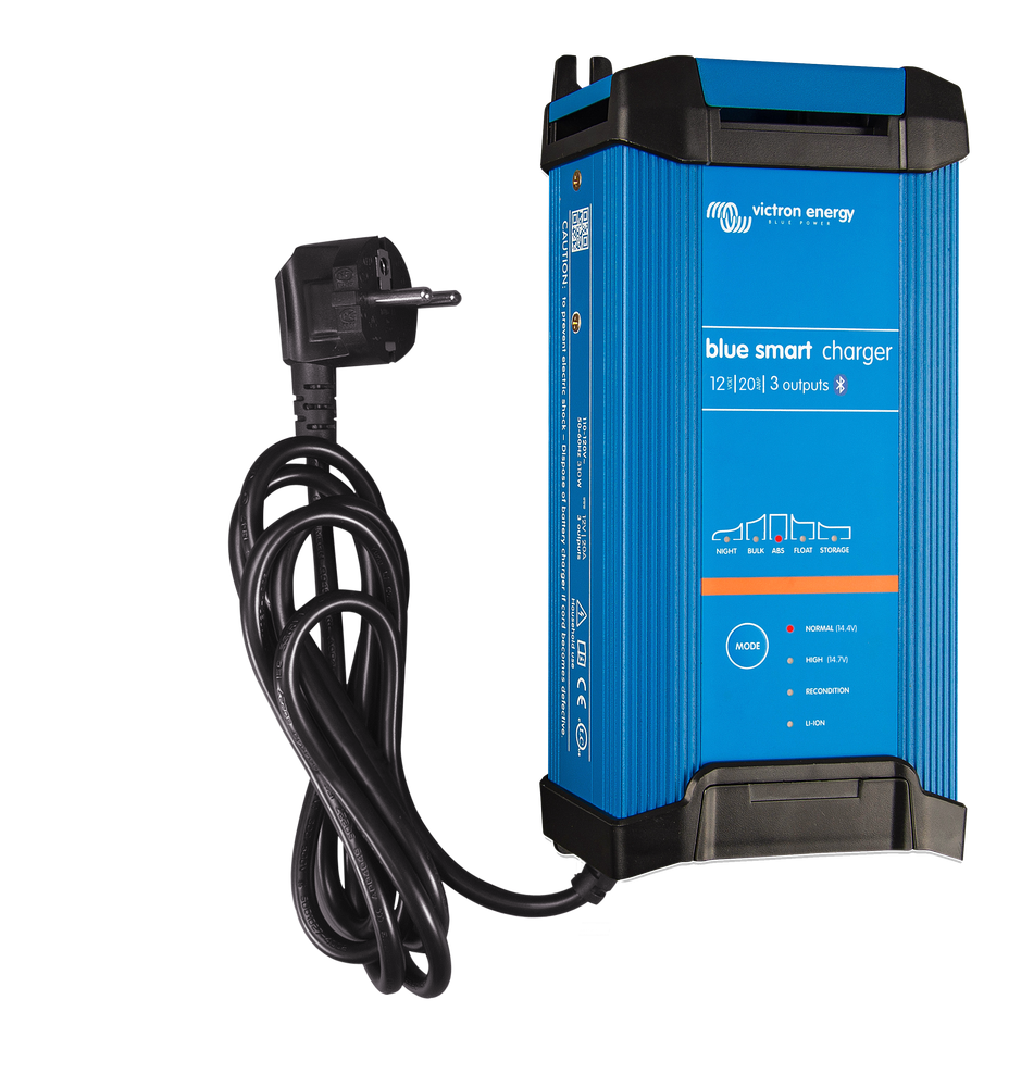 Victron Energy - Blue Smart IP22 batteriladdare 12V/20A 3 utgångar BT