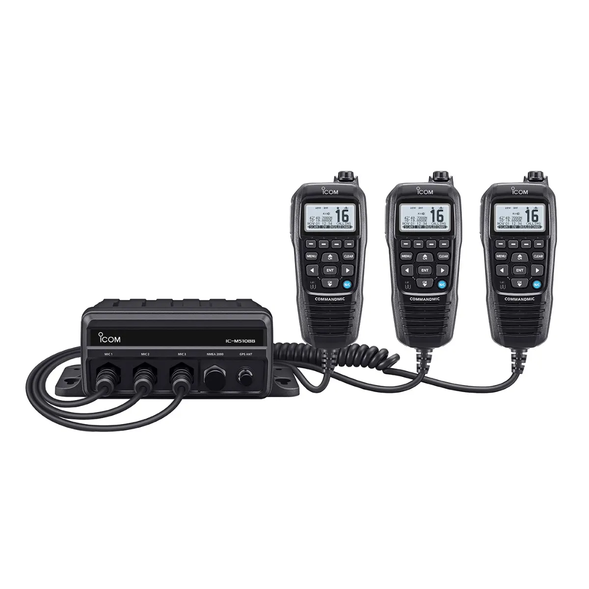 Icom 81510 - IC-M510BB Marin VHF med AIS mottagare och N2K inkl. 1xHM-195GB