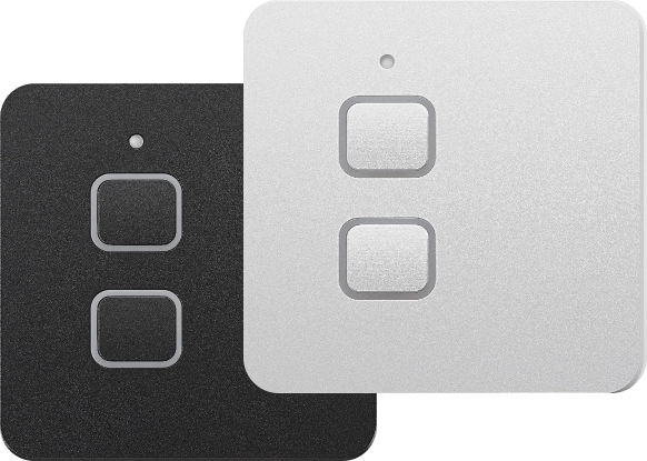SIMARINE  - Programmerbar dimmer två knappar, Svart