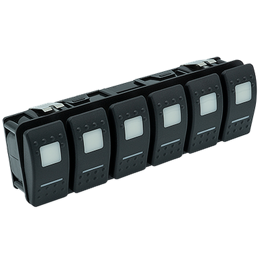 Maretron - MPower VMM6, 6-knappars digital brytarmodul, momentär, inkl. N2K-adapter