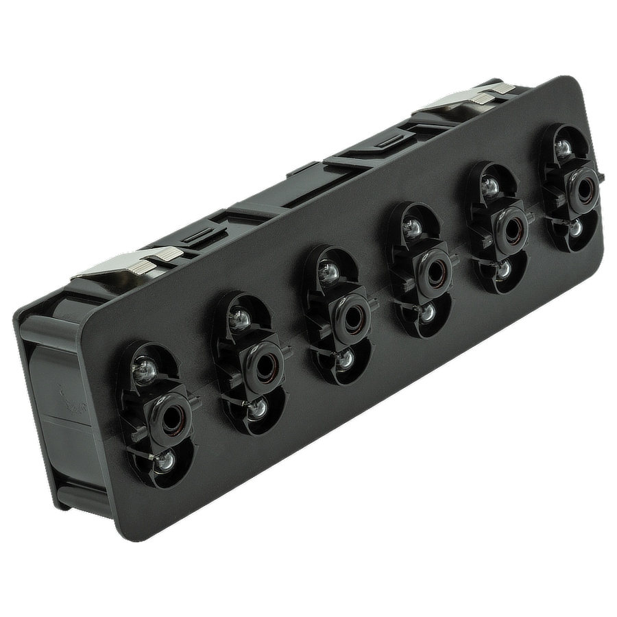 Maretron - MPower VMM6, 6-knappars digital brytarmodul, momentär, utan knappar, inkl. N2K-adapter