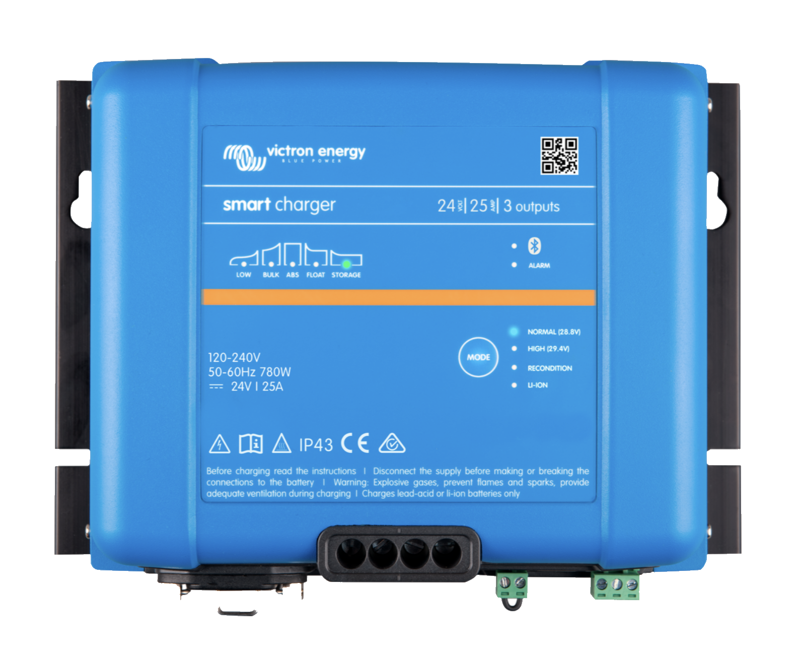 Victron Energy - Phoenix Smart IP43 Charger 24/25(3) 120-240V BT exkl kabel