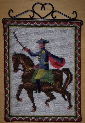 Handbroderad militär