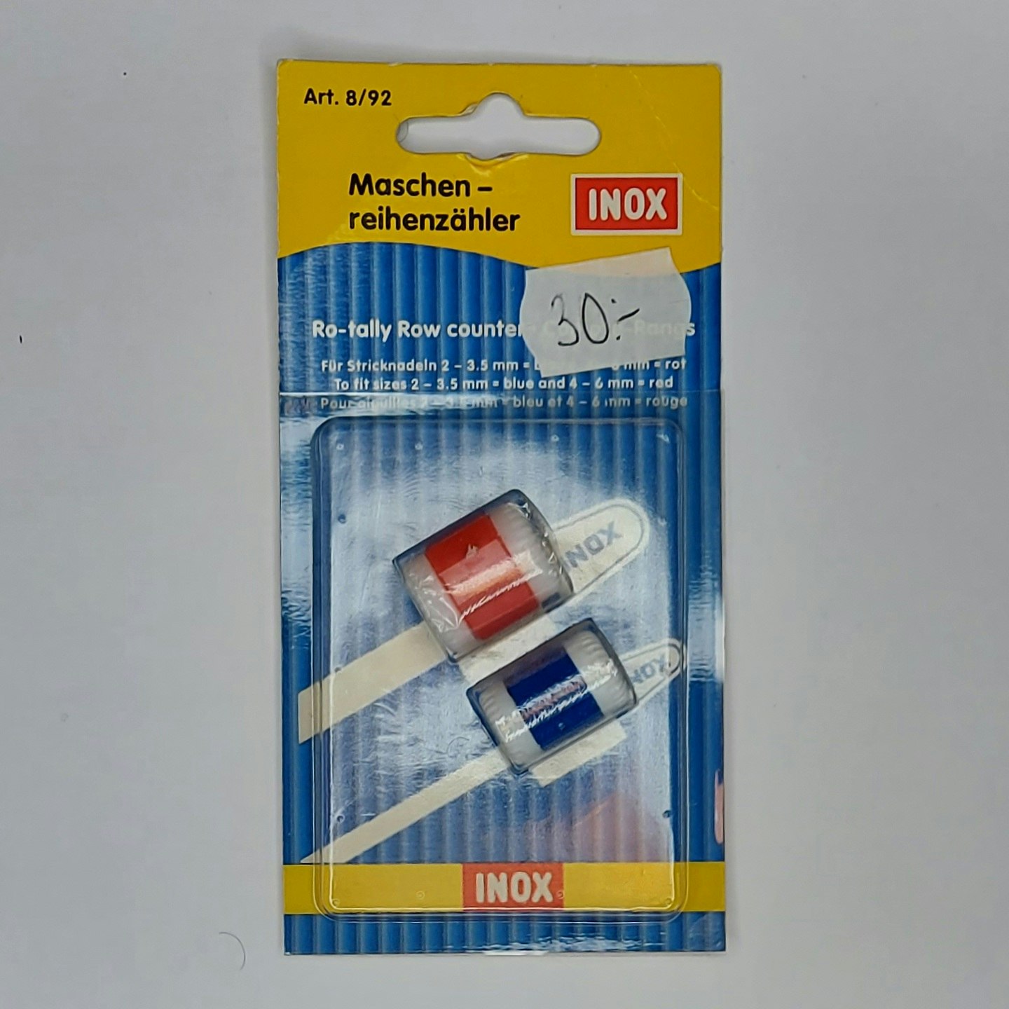 Inox varvräknare