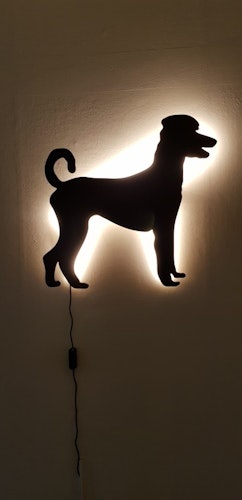 Wall lamp Large poodle