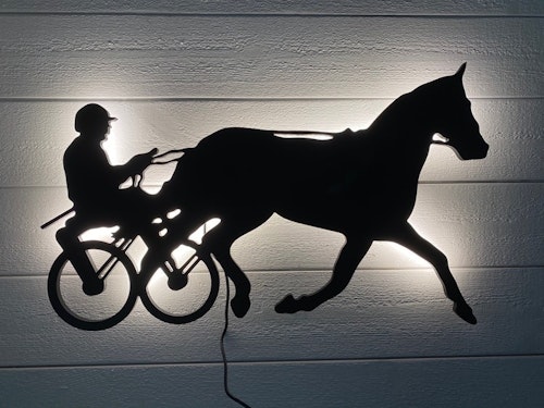 Wall light Trotting horse