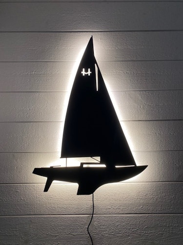 Vägglampa Segelbåt H-båt