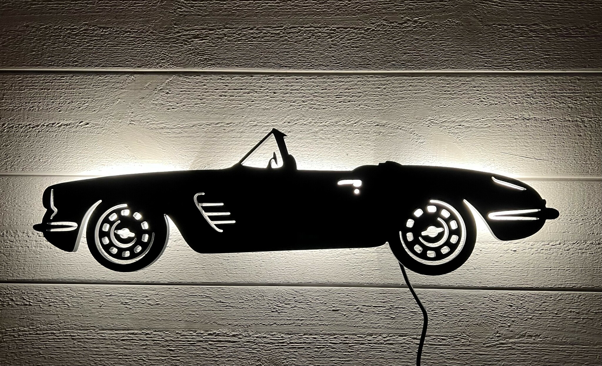 Vägglampa Bil Corvette C1 1959