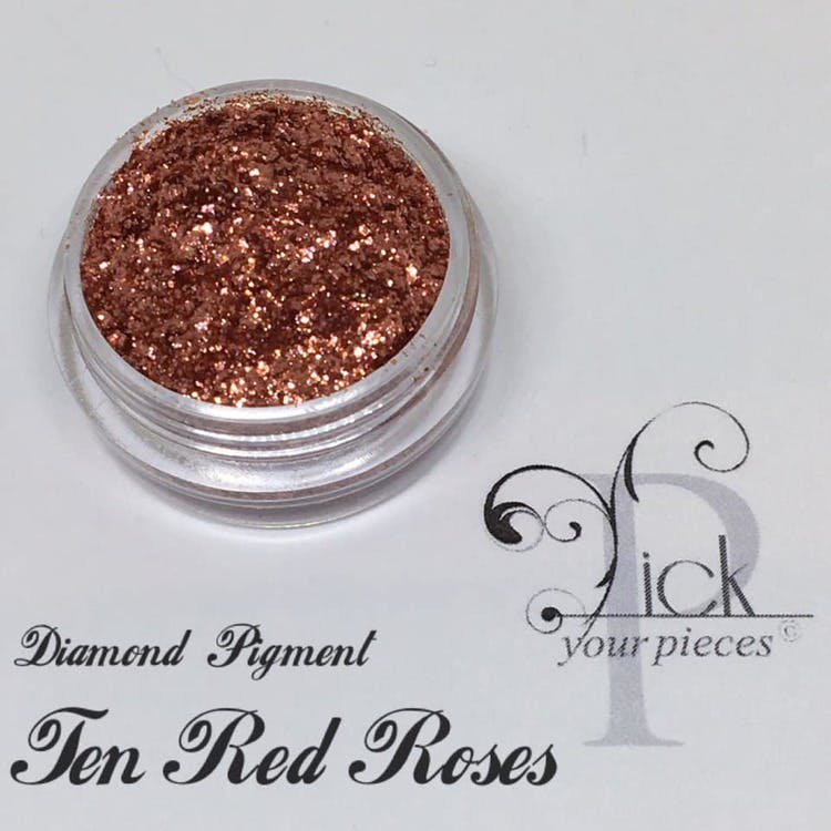 Diamond Pigment Ten red roses
