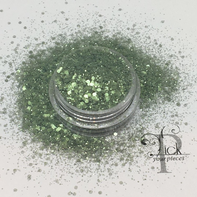 Bio-glitter Pure Sea Green Mini Mix