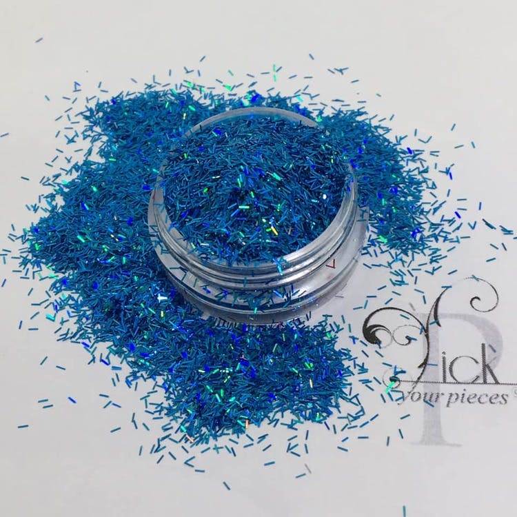 Tinsel Mini Holo Light Blue