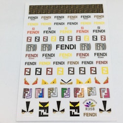 Stickers Logo Fendi Mix