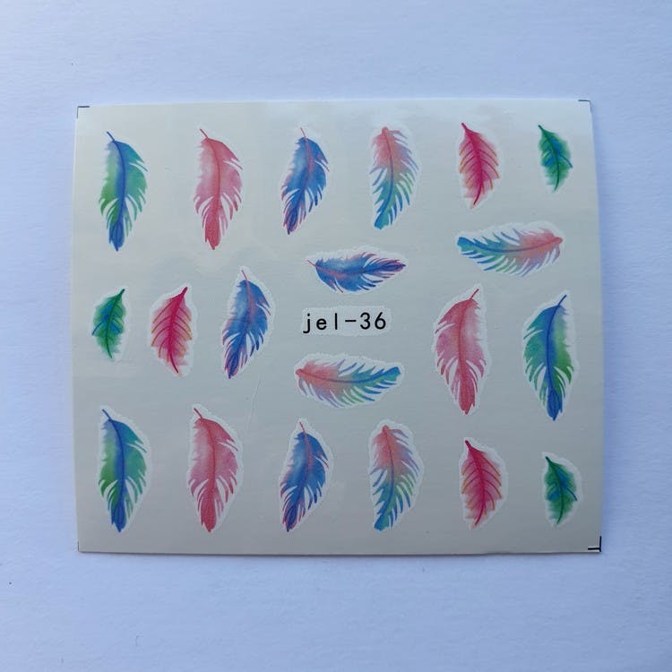 Waterstickers Feather