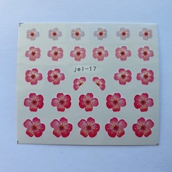 Waterstickers Blommor