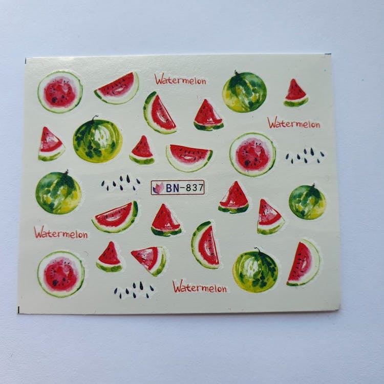 Waterstickers Fruits