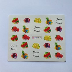 Waterstickers Fruits