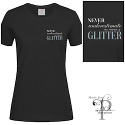 T-shirt GLITTER Svart