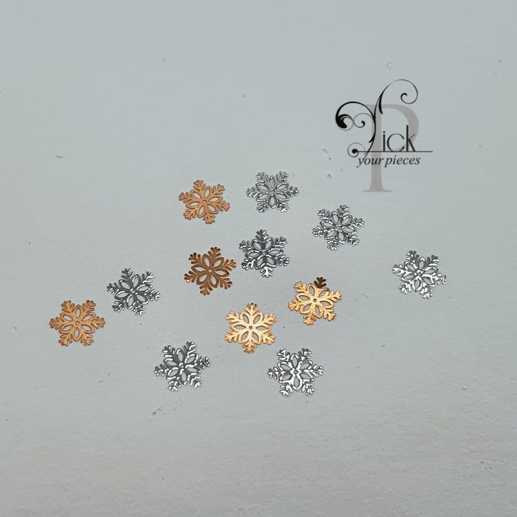 Super Thin Metall Snowflake