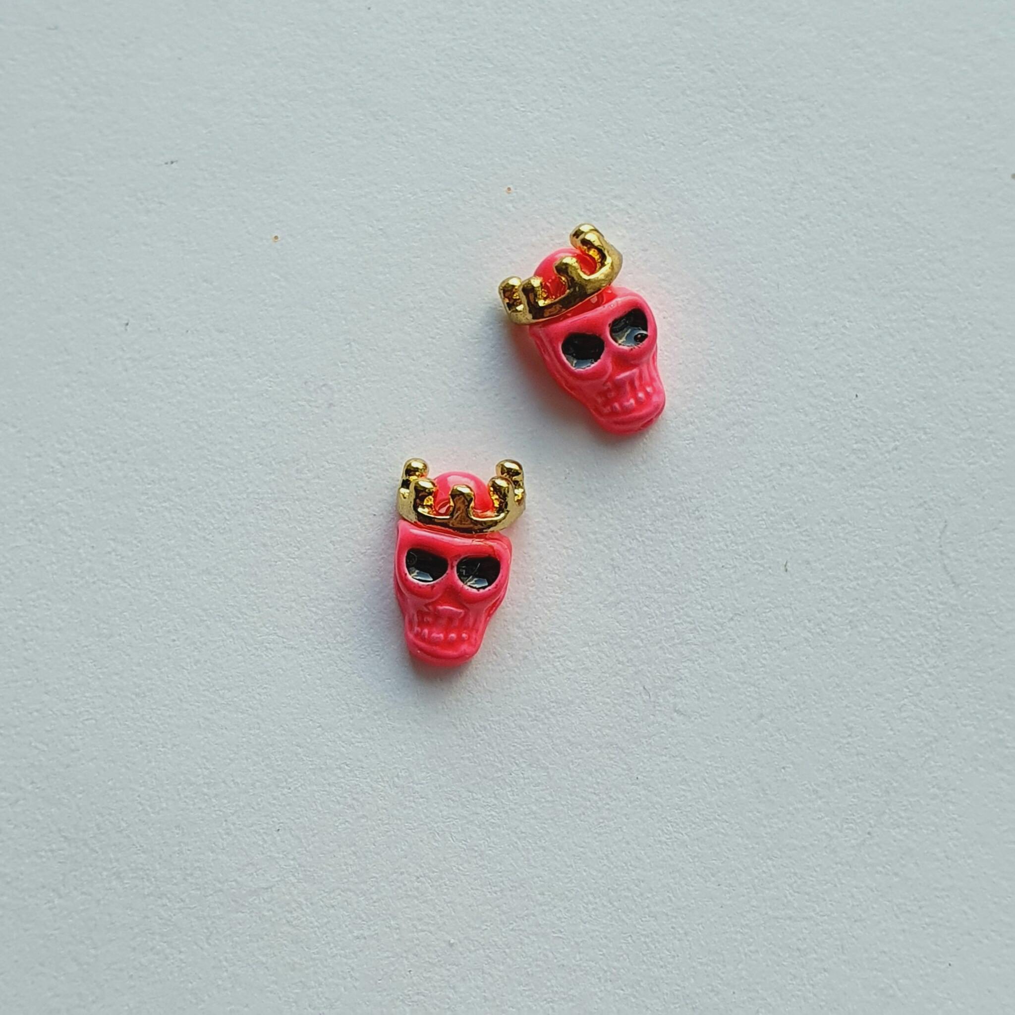 3D Decoration Pink Scull