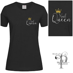 T-shirt Nail Queen Svart