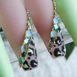 Mermaid Pearls Mocha Light Green