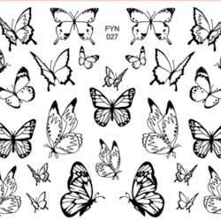 Waterstickers - Butterflies 2