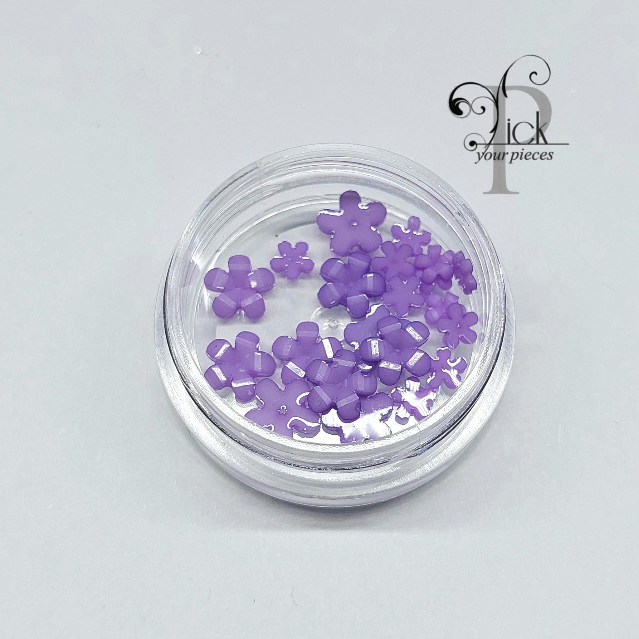 3D Lilly Flower Purple