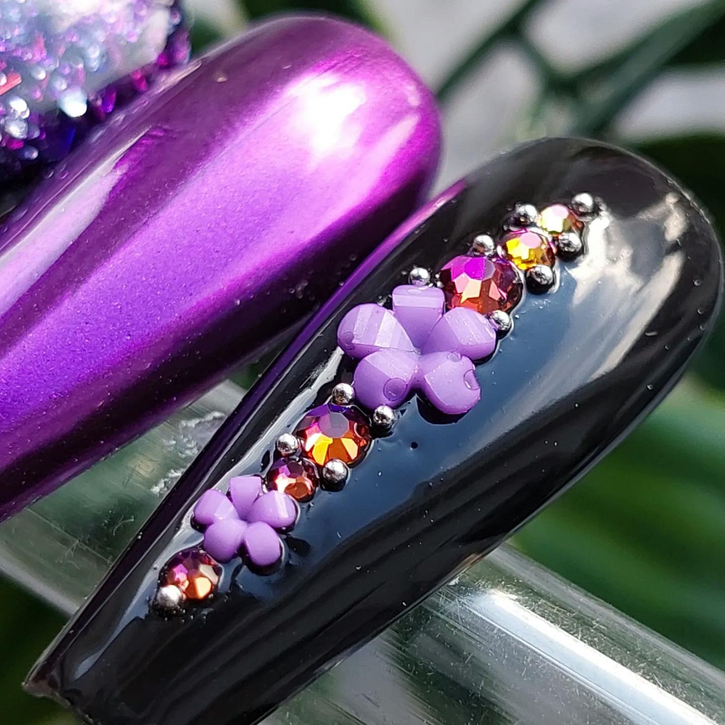 3D Lilly Flower Purple